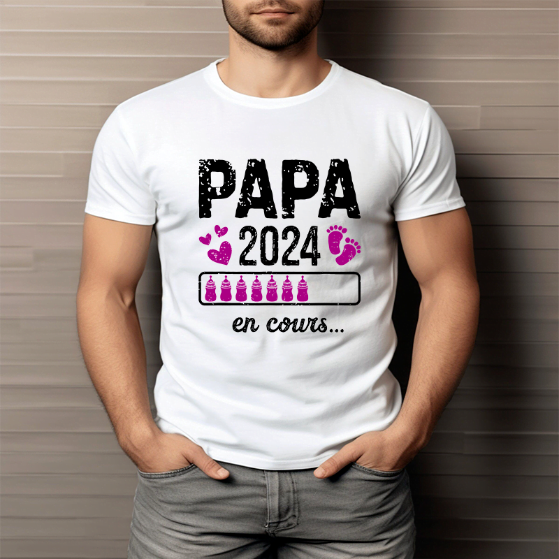 T-shirt annonce grossesse & futur papa