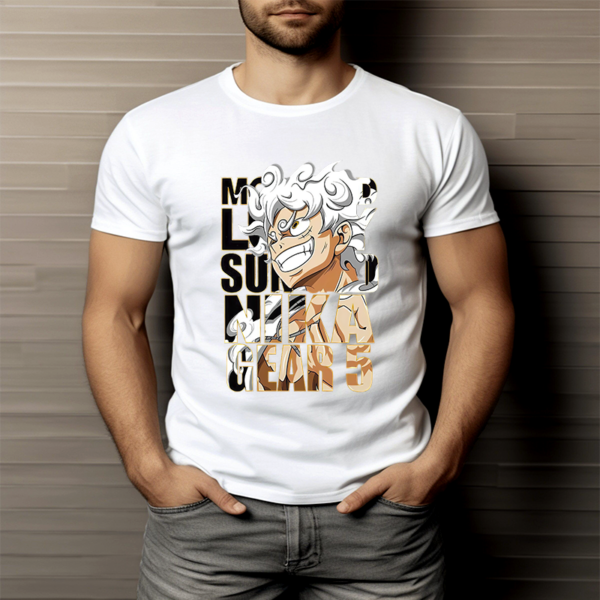 T shirt Gear 5 Luffy pour hommes et femmes 6 1