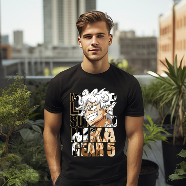 T shirt Gear 5 Luffy pour hommes et femmes 8