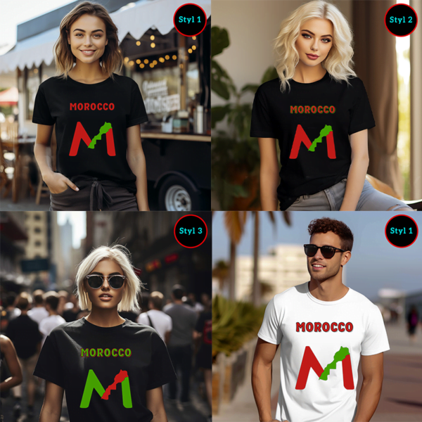 T shirt Morocco drapeau du Maroc fierte marocaine 12