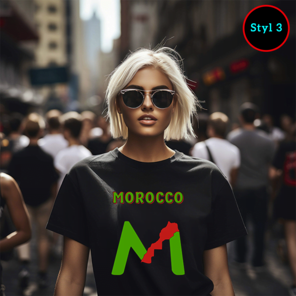 T shirt Morocco drapeau du Maroc fierte marocaine 2