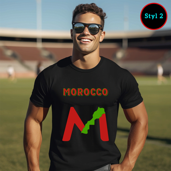 T shirt Morocco drapeau du Maroc fierte marocaine 4