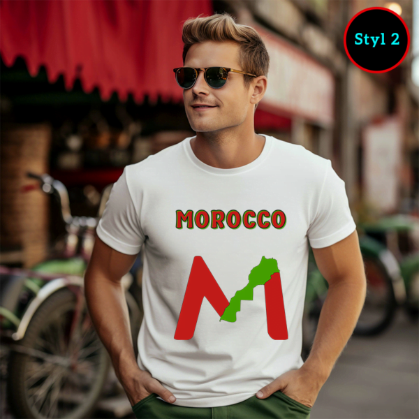 T shirt Morocco drapeau du Maroc fierte marocaine 7