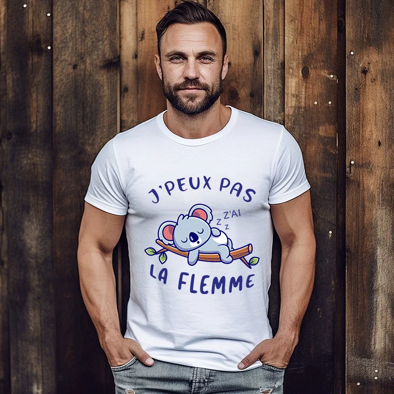 T-shirt J'peux Pass J'ai La Flemme Cadeau Drôle Panda - Personnalisez Votre  T-shirt Avec Vos Photos, Logos Ou Textes Préférés