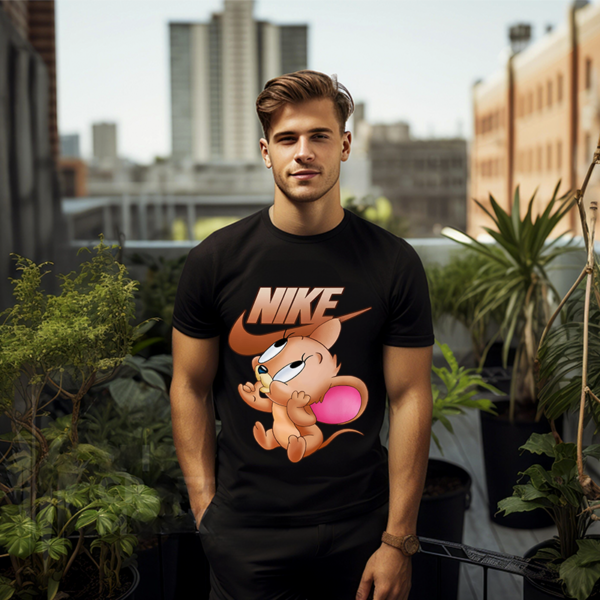 Jerry Mouse Nike Just Do It Chemise Tom et Jerry 1