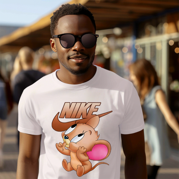 Jerry Mouse Nike Just Do It Chemise Tom et Jerry 5