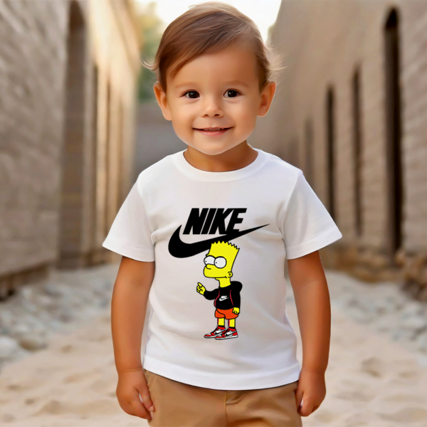 T shirt Bart Simpson Nike Just Do It 1