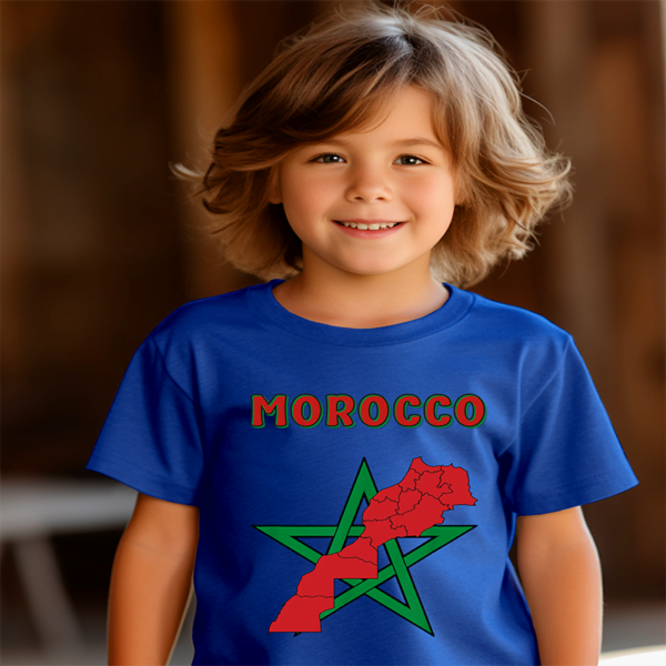 t shirt maroc drapeau du maroc 2