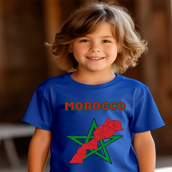 t shirt maroc drapeau du maroc 2