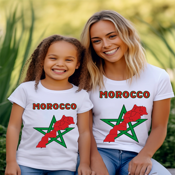 t shirt maroc drapeau du maroc 4