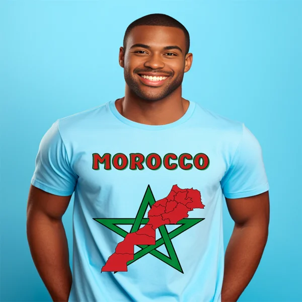 t shirt maroc drapeau du maroc 5